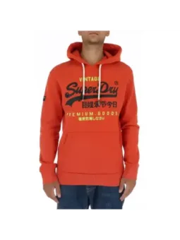 Superdry Herren Fleece Orange mieten | Flex-Fashion Verleih