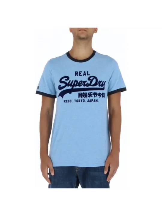 Superdry Herren T-Shirt Azurblau | online kaufen