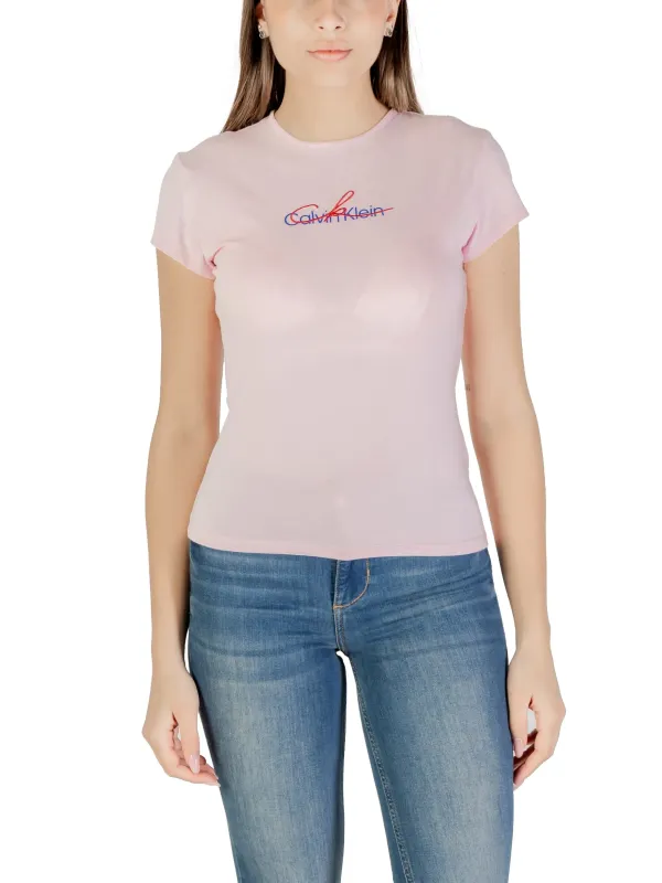 Calvin Klein Jeans T-Shirt Rosa | online kaufen