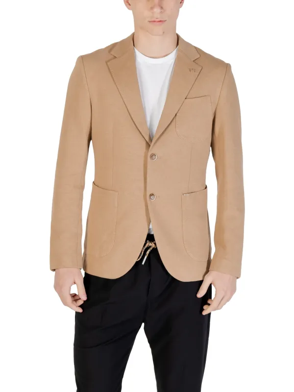 Gianni Lupo Herren Sakko Beige | online kaufen