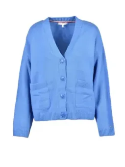 Azurblauer Tommy Hilfiger Cardigan L/XL mieten bei Flex-Fashion