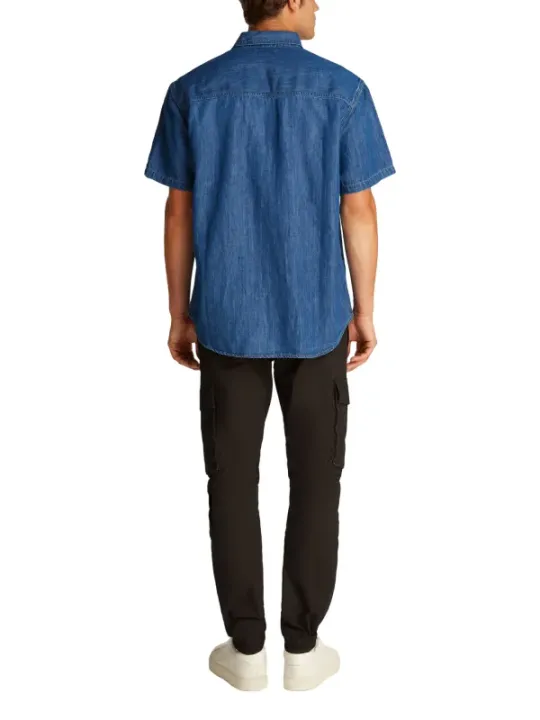 Calvin Klein Jeans Herren Hemd Azurblau | online kaufen