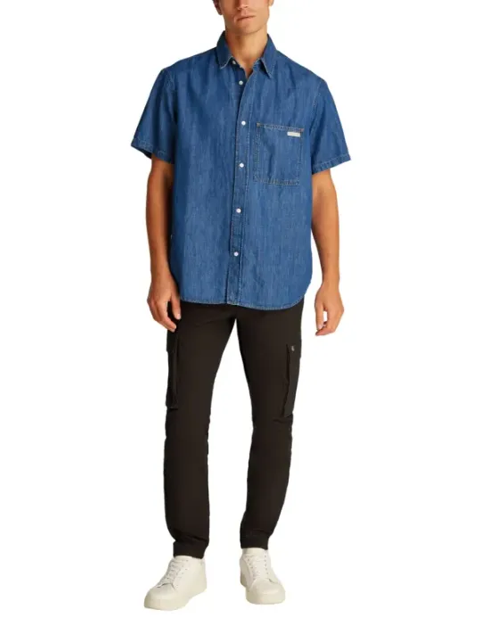 Calvin Klein Jeans Herren Hemd Azurblau | online kaufen