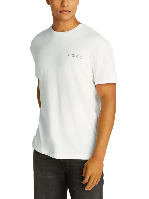 Tommy Hilfiger Jeans Herren T-Shirt Weiß | online kaufen