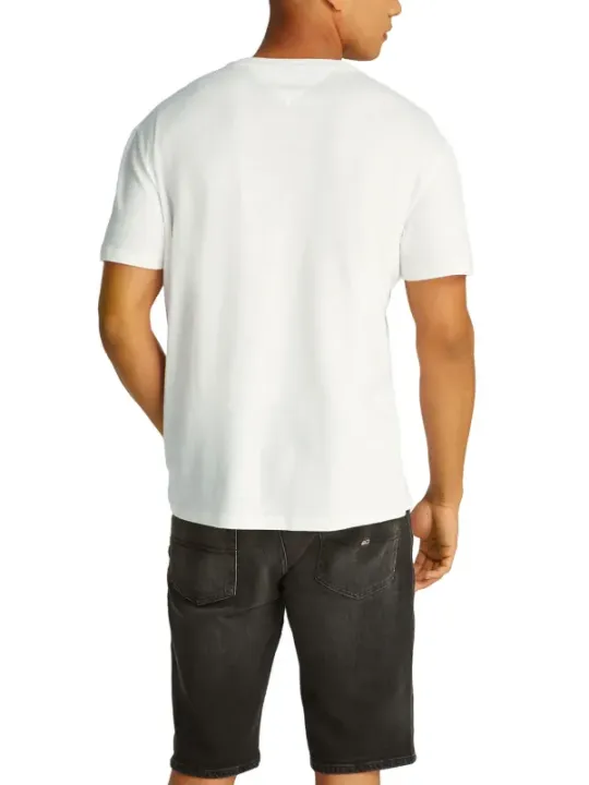 Tommy Hilfiger Jeans Herren T-Shirt Weiß | online kaufen