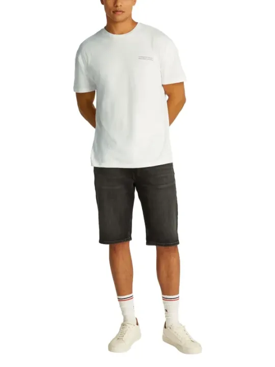 Tommy Hilfiger Jeans Herren T-Shirt Weiß | online kaufen