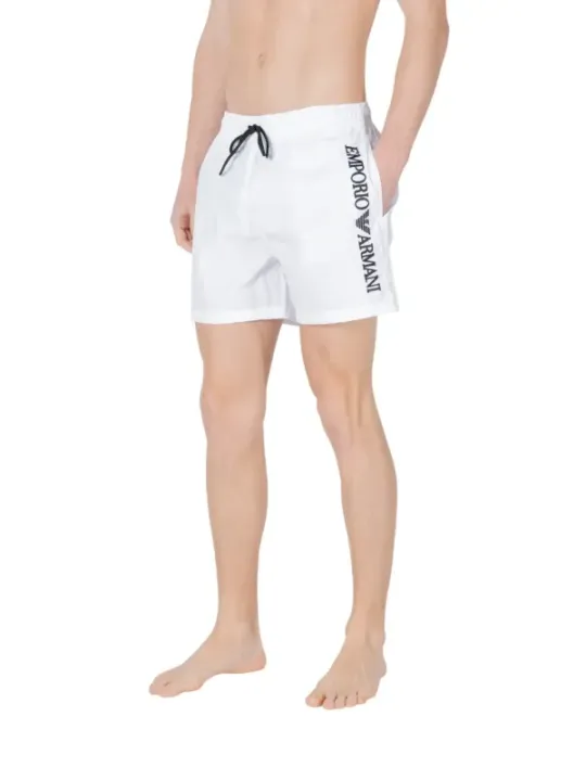 Emporio Armani Underwear Herren Badehose Weiß