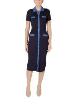 Morgan De Toi Kleid Blau mieten – Flex-Fashion Verleih