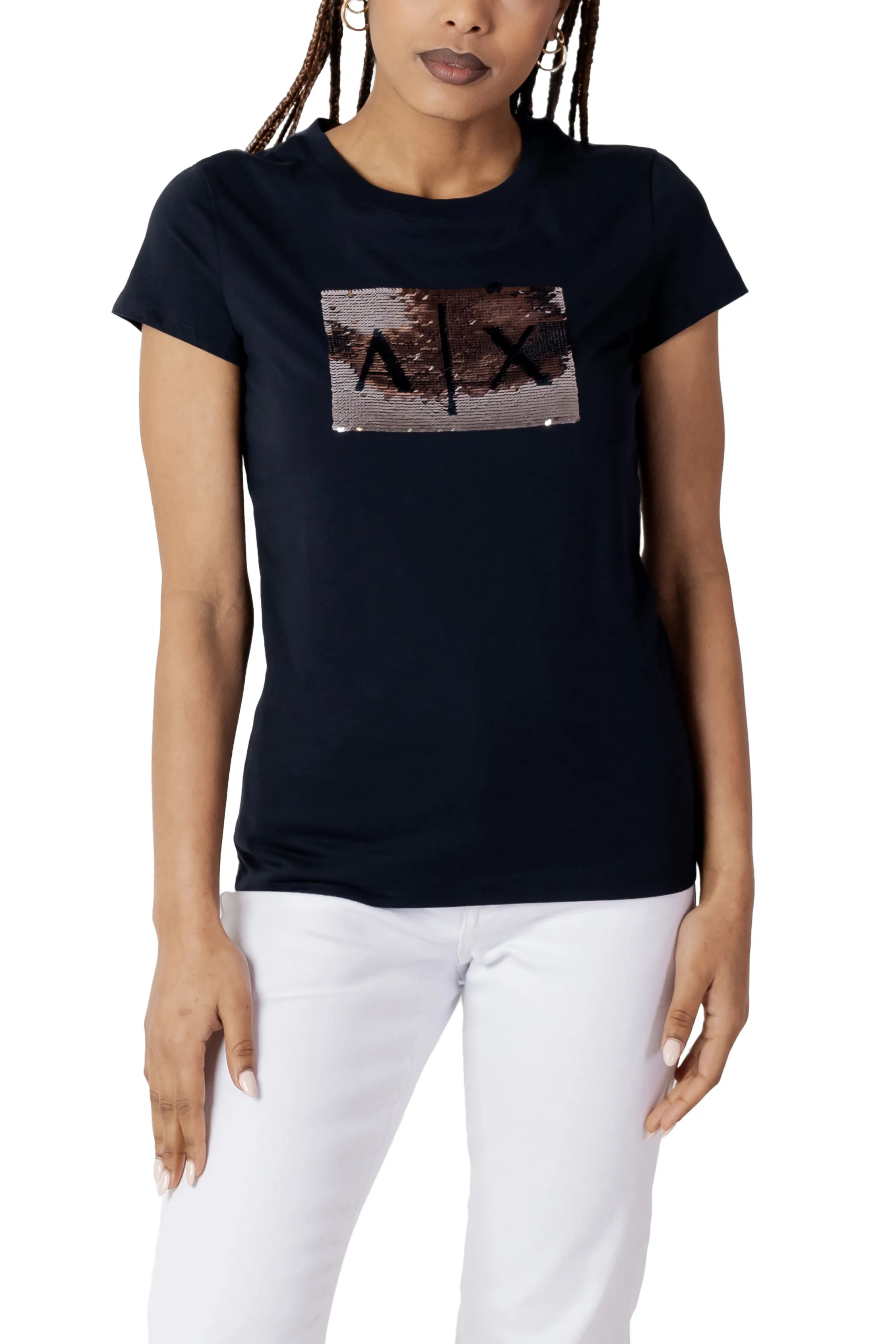 Armani Exchange T-Shirt Blau 485826