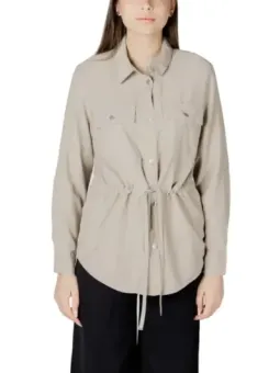 Only Hemd Beige mieten - Stilvoller Verleih bei Flex-Fashion