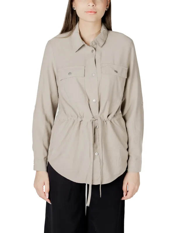 Only Hemd Beige | online kaufen