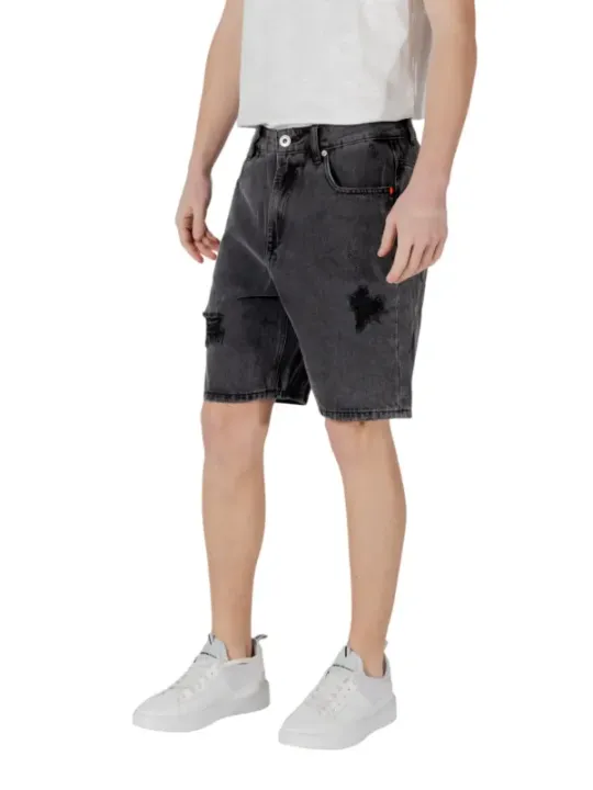 Gianni Lupo Herren Bermudas Schwarz | online kaufen