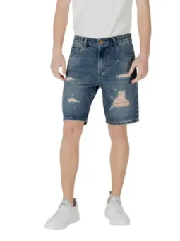 Gianni Lupo Herren Bermudas Azurblau mieten - Flex-Fashion