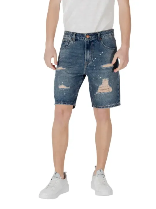 Gianni Lupo Herren Bermudas Azurblau | online kaufen