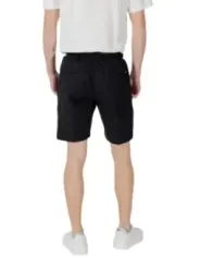 Gianni Lupo Herren Bermudas Schwarz | online kaufen