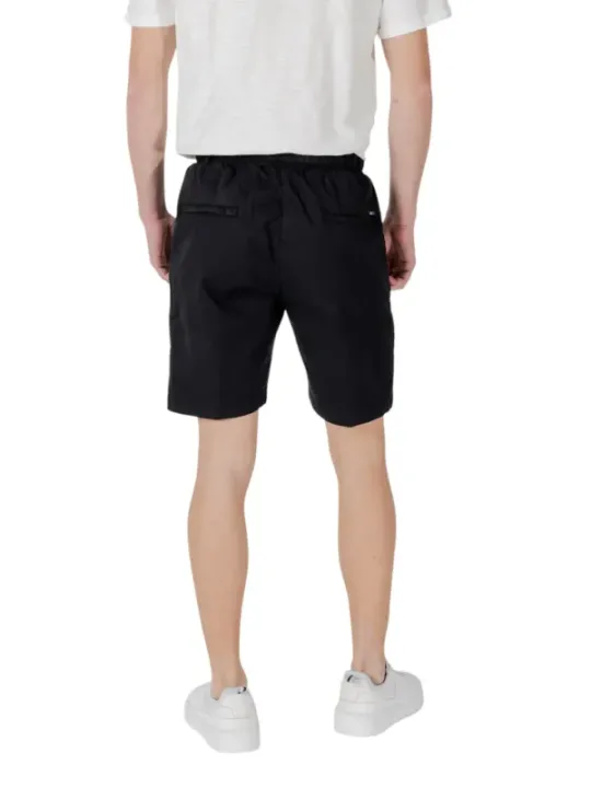Gianni Lupo Herren Bermudas Schwarz | online kaufen