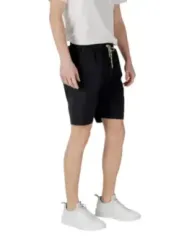 Gianni Lupo Herren Bermudas Schwarz | online kaufen