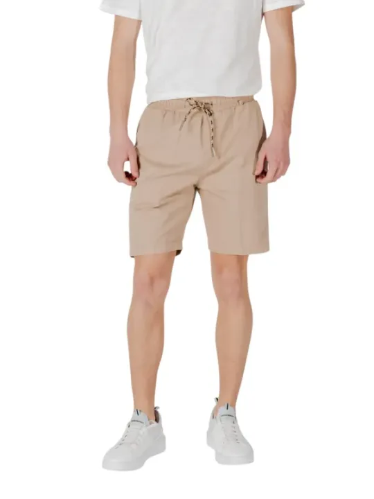 Gianni Lupo Herren Bermudas Beige | online kaufen