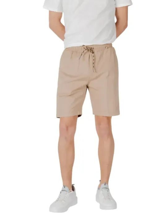 Gianni Lupo Herren Bermudas Beige | online kaufen
