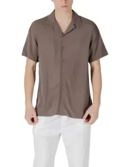 Gianni Lupo Herrenhemd Braun mieten - Flex-Fashion Verleih