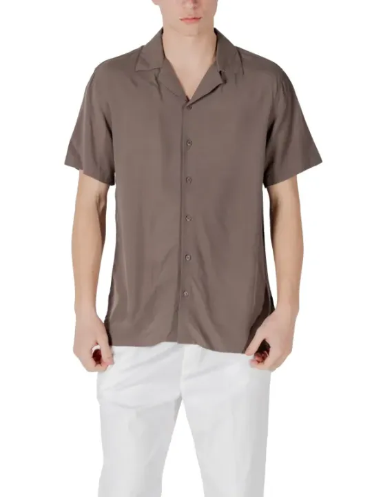 Gianni Lupo Herren Hemd Braun | online kaufen