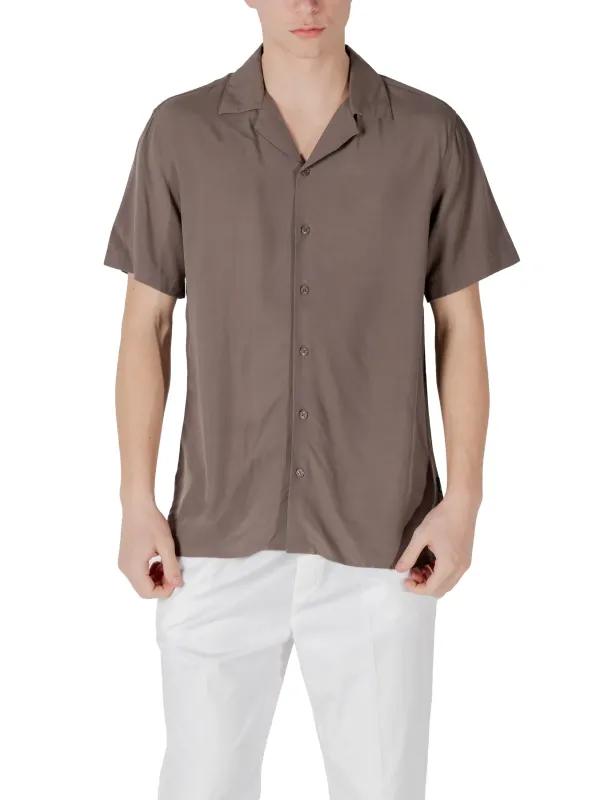 Gianni Lupo Herren Hemd Braun | online kaufen