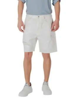 Gianni Lupo Herren Bermudas Weiß mieten | Flex-Fashion Verleih