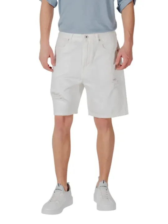 Gianni Lupo Herren Bermudas Weiß | online kaufen