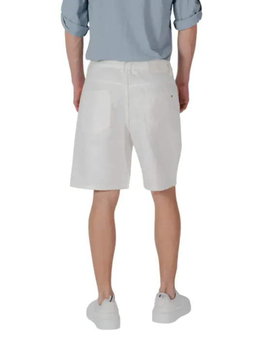 Gianni Lupo Herren Bermudas Weiß | online kaufen