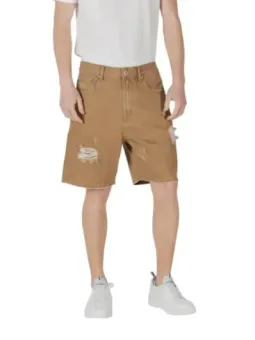 Gianni Lupo Herren Bermudas Beige mieten | Flex-Fashion