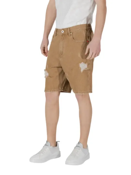 Gianni Lupo Herren Bermudas Beige | online kaufen