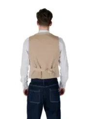 Gianni Lupo Herren Weste Beige | online kaufen