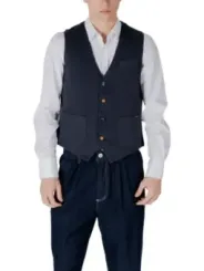 Gianni Lupo Herren Weste Blau | online kaufen