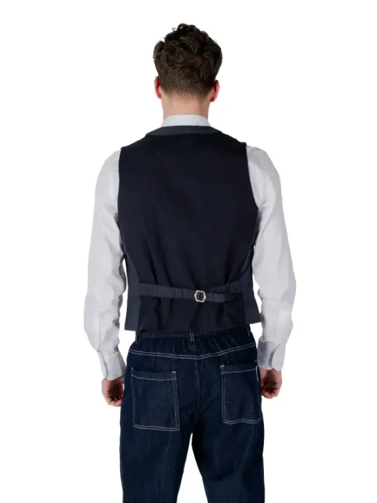 Gianni Lupo Herren Weste Blau | online kaufen
