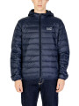 Marineblaue EA7 Daunenjacke