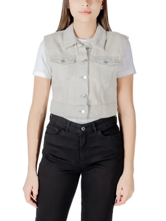 Only Weste Beige | online kaufen