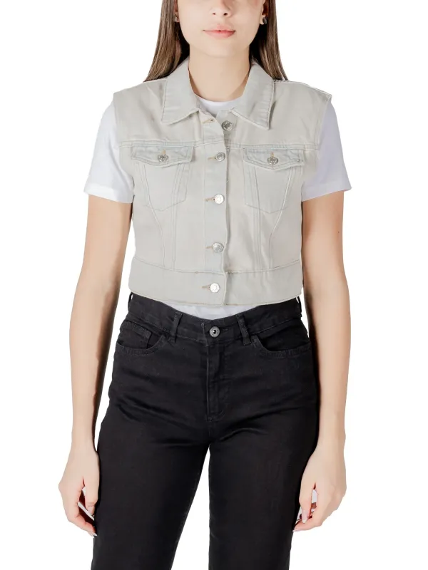 Only Weste Beige | online kaufen