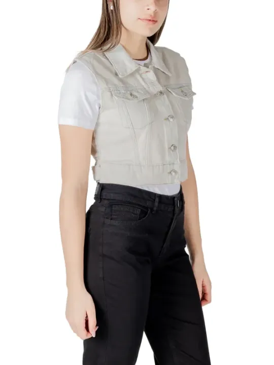 Only Weste Beige | online kaufen