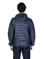 Dunkelblaue Ea7 Pufferjacke für Herren
