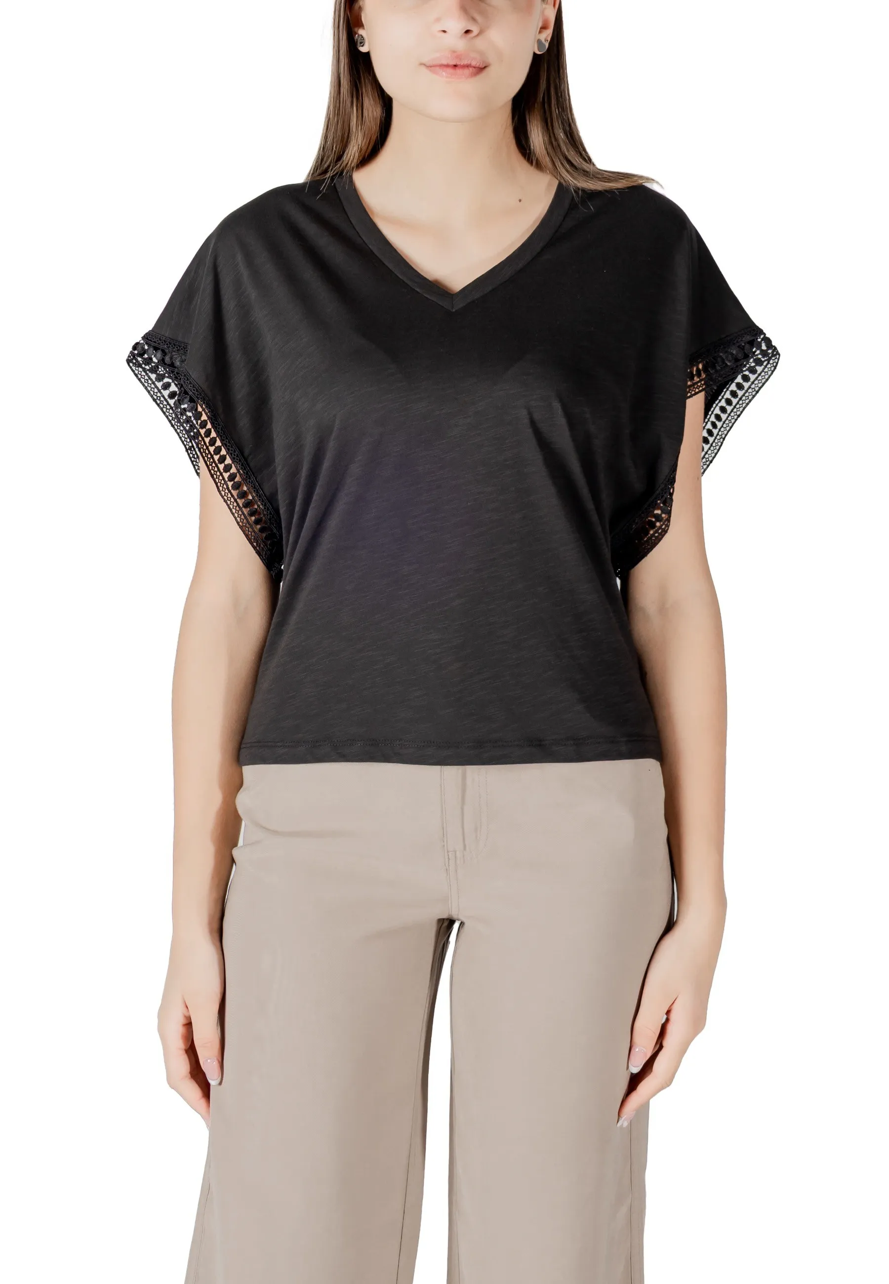 Ichi Bluse Schwarz 485640