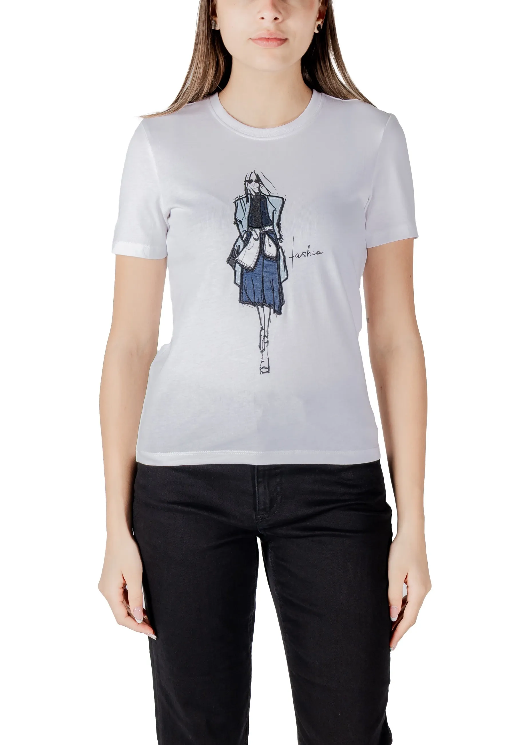 Only T-Shirt Weiß 485623