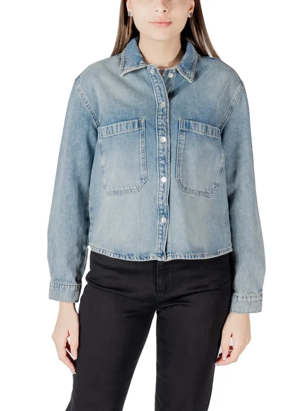 Only Bluse Azurblau | online kaufen