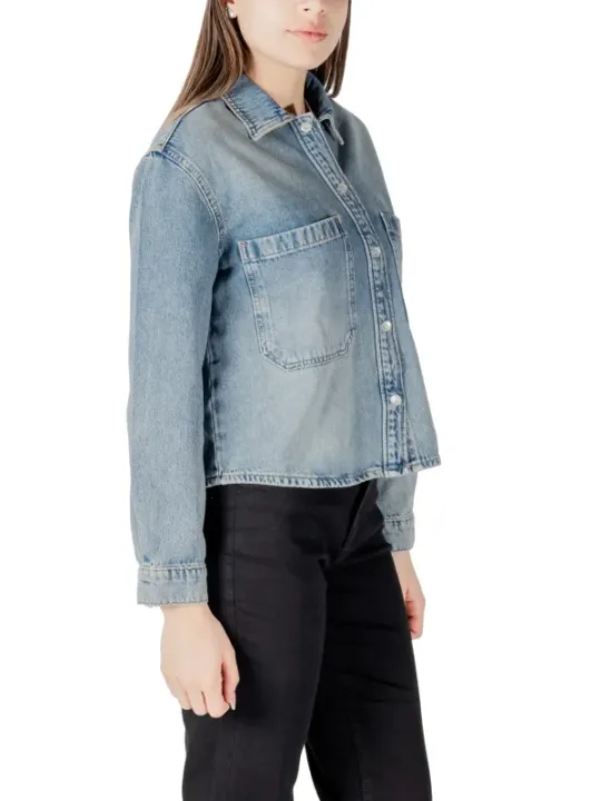 Only Bluse Azurblau | online kaufen