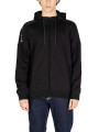 Schwarzer Reißverschluss Kapuzenpullover Ea7 477619