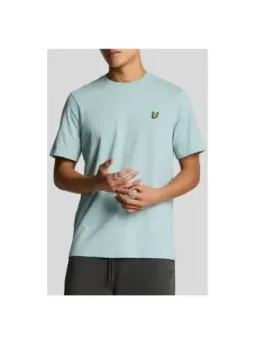 Miete Lyle & Scott Herren T-Shirt Azurblau – Flex-Fashion