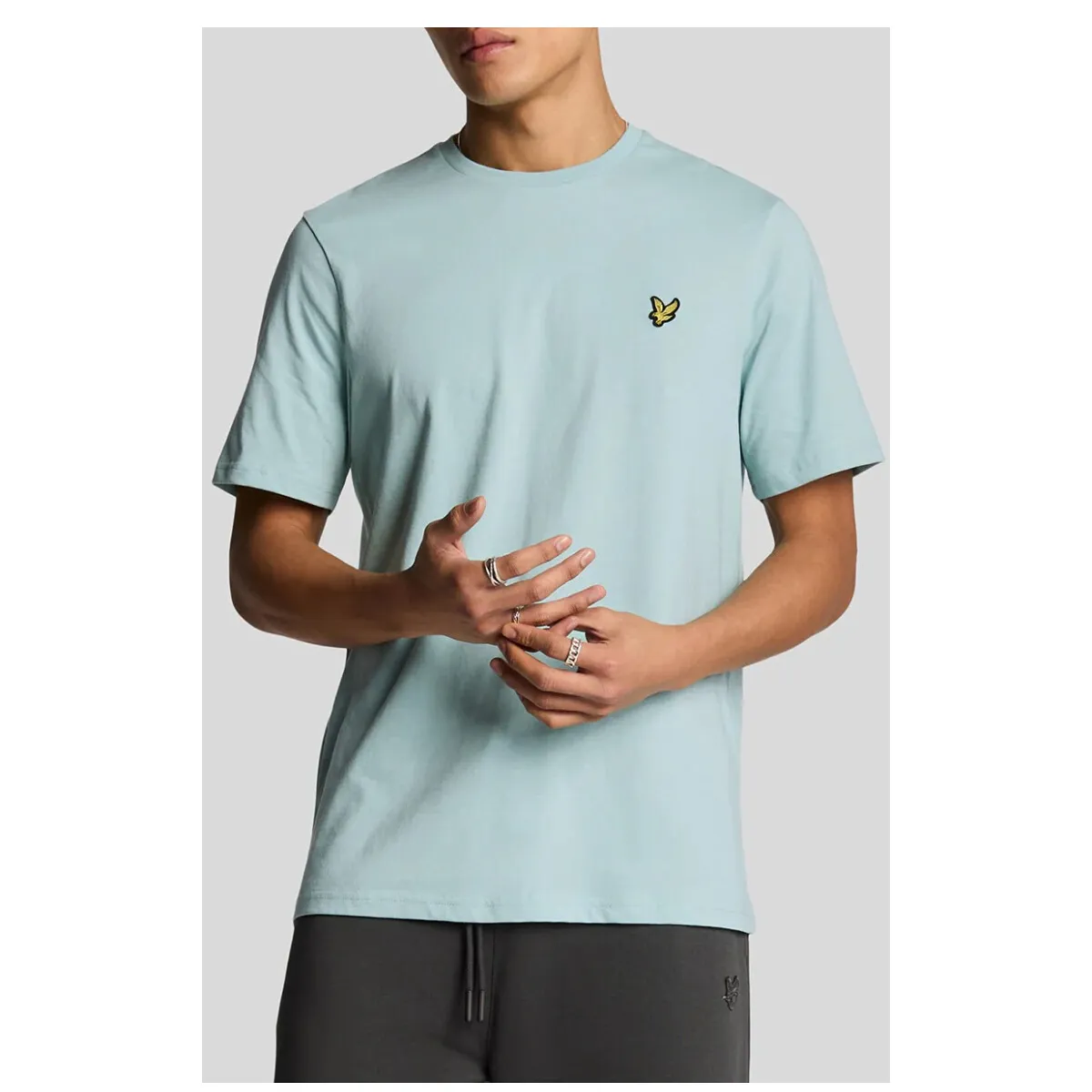 Herren T-Shirt Azurblau 485400