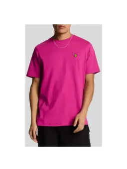 Lyle & Scott Herren T-Shirt Fuchsinrot mieten - Flex-Fashion