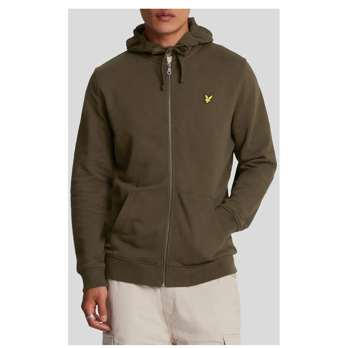 Herren Fleece Grün 485365