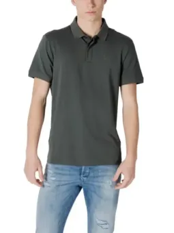 Grünes Ea7 Herren Polo mieten - Flex-Fashion Verleih-Shop