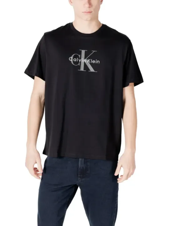 Calvin Klein Jeans Herren T-Shirt Schwarz | online kaufen